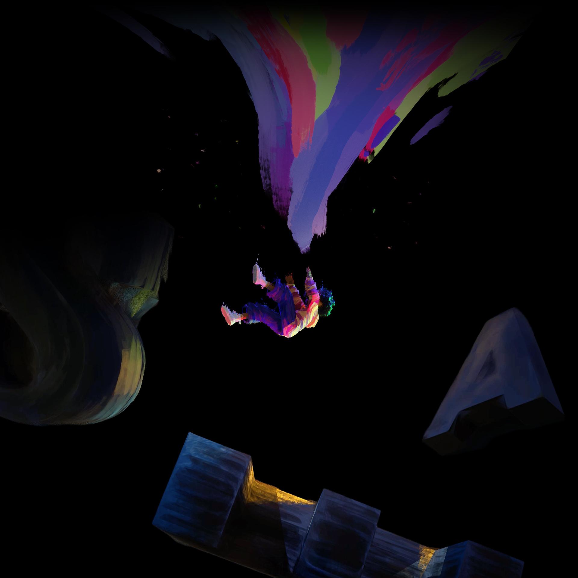 Background Girl Falling